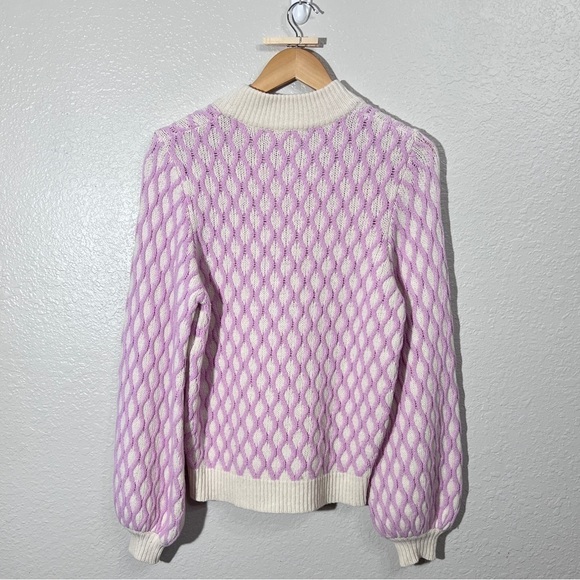 STINE GOYA sweater in Pink and white size medium - Picture 9 of 16